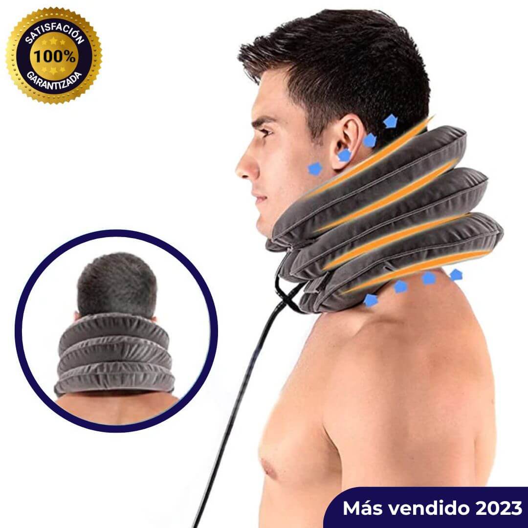 AirNeck Pro™ - Tracción Cervical con Bomba de Aire
