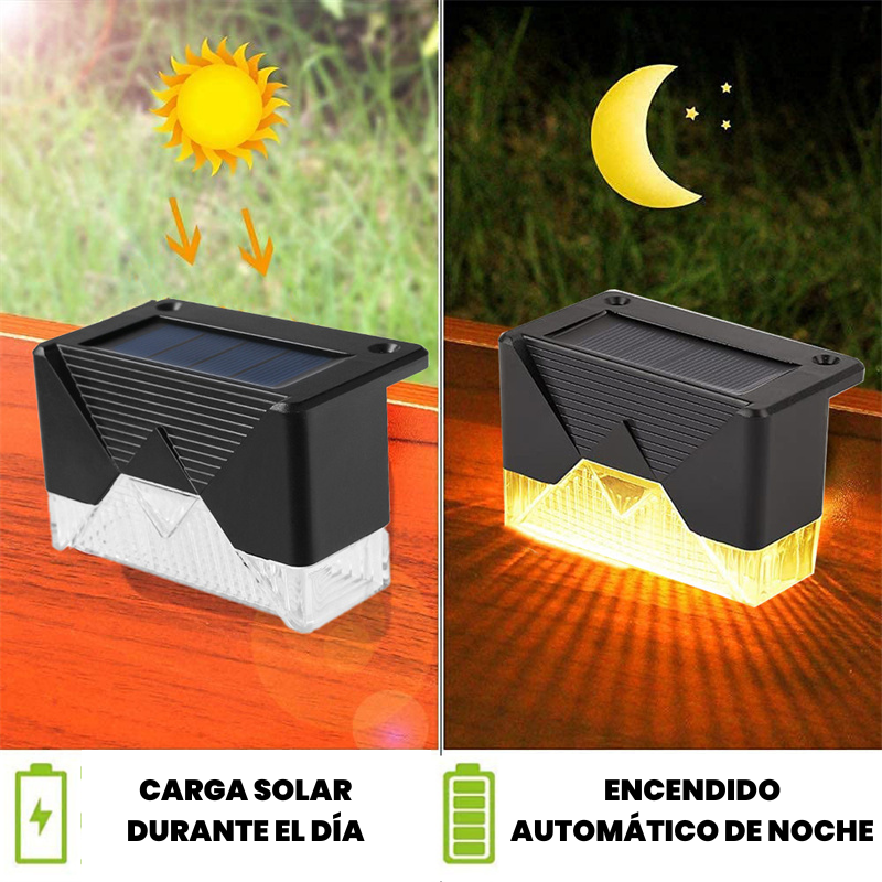 Kit de Iluminación Solar LED para Exteriores