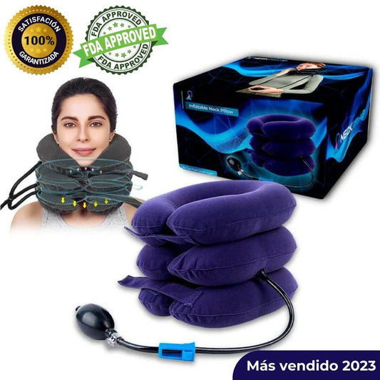 AirNeck Pro™ - Tracción Cervical con Bomba de Aire