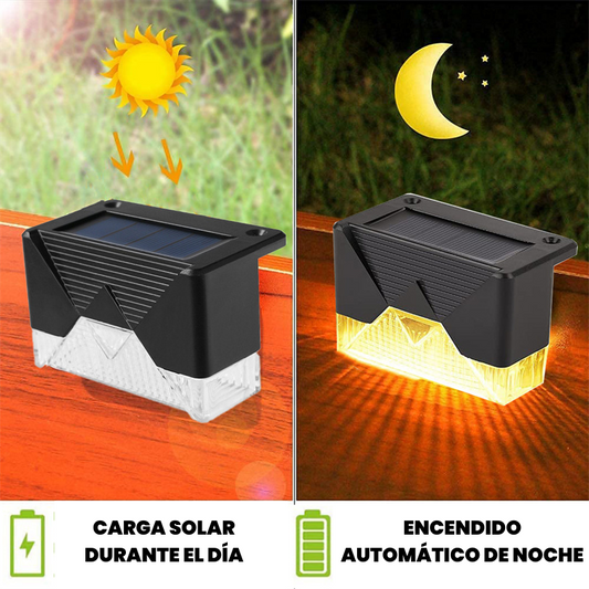 Kit de Iluminación Solar LED para Exteriores