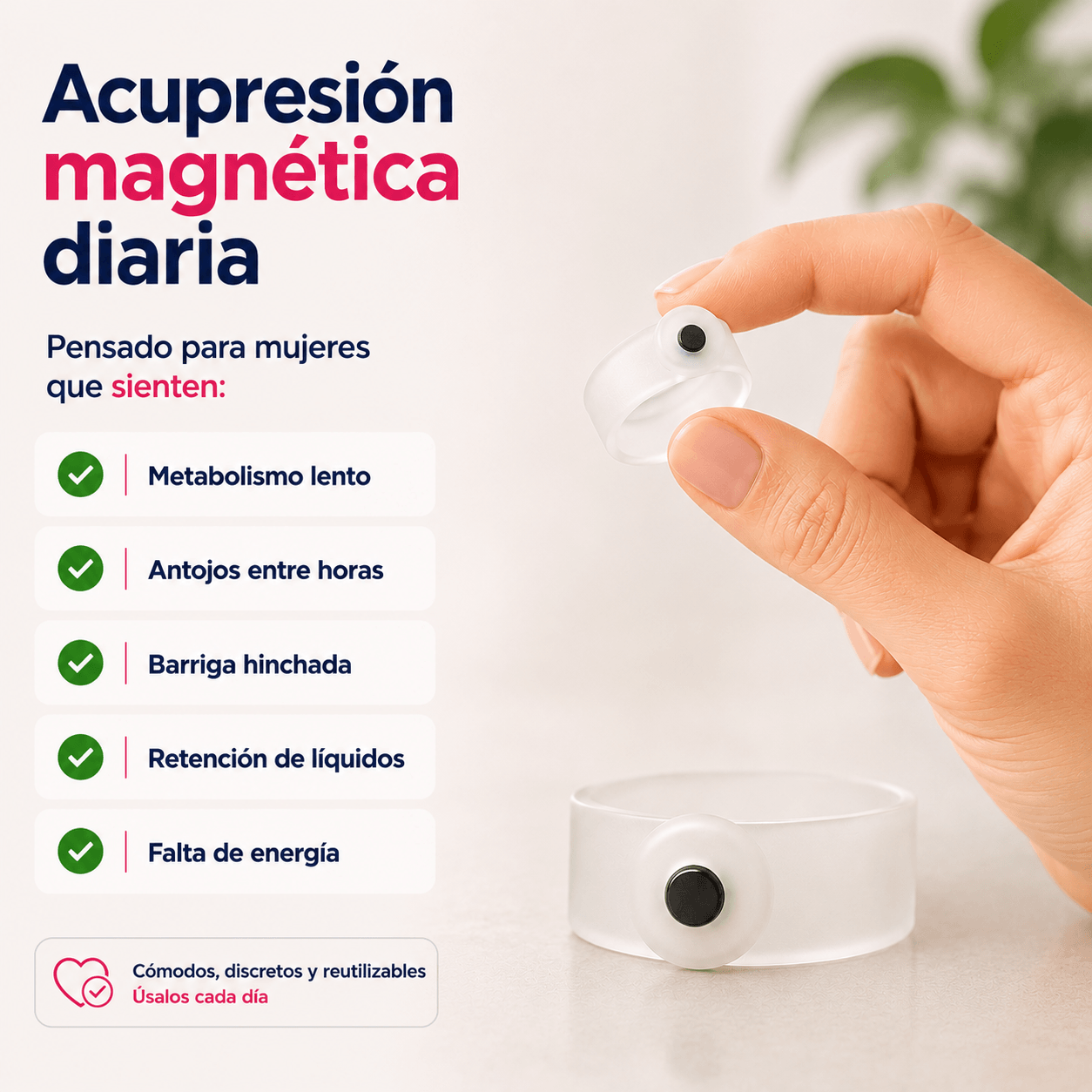 Anillos Magnéticos Aceleradores del Metabolismo - MagFit™